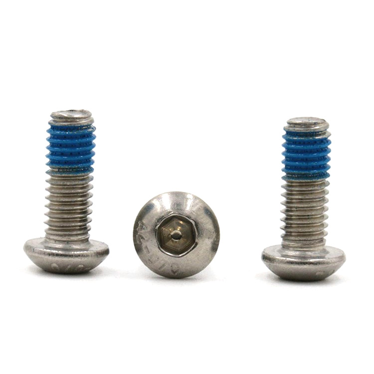 M3 button immaculatam ferro caput omnis hexagonis traversa hsocket mini Micro lacus screw cum nylon