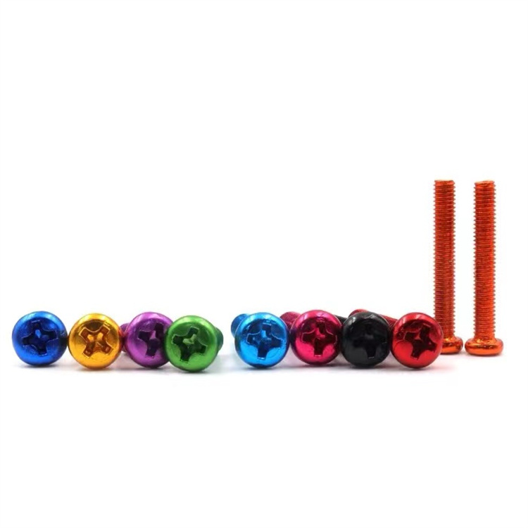 Nativus color m4 aluminium rotundum machina capitis cochleae