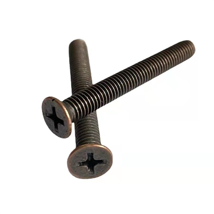 Custom m4 countersunk caput crucis antiquae machinae aeneae cochleae