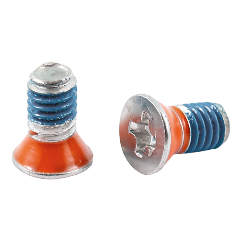 Nativus parvum countersunk caput immaculatum ferro cochleis cum nylon patch Nativus parvum countersunk caput immaculatum ferro cochleis cum nylon patch