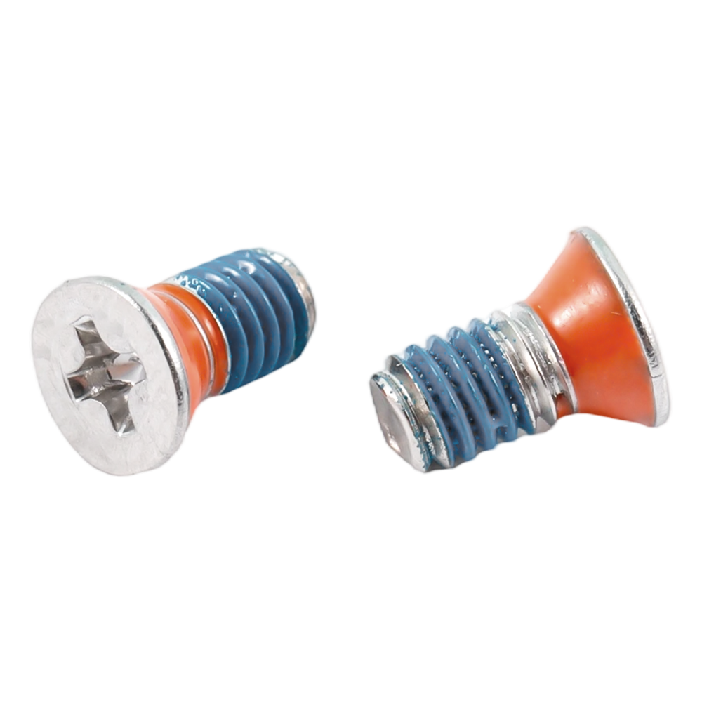 Nativus parvum countersunk caput immaculatum ferro cochleis cum nylon patch Nativus parvum countersunk caput immaculatum ferro cochleis cum nylon patch