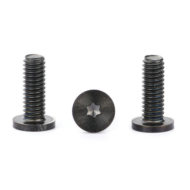 Glossa nigra tenuis plana caput torx satin cochlea praestricta pro Huawei