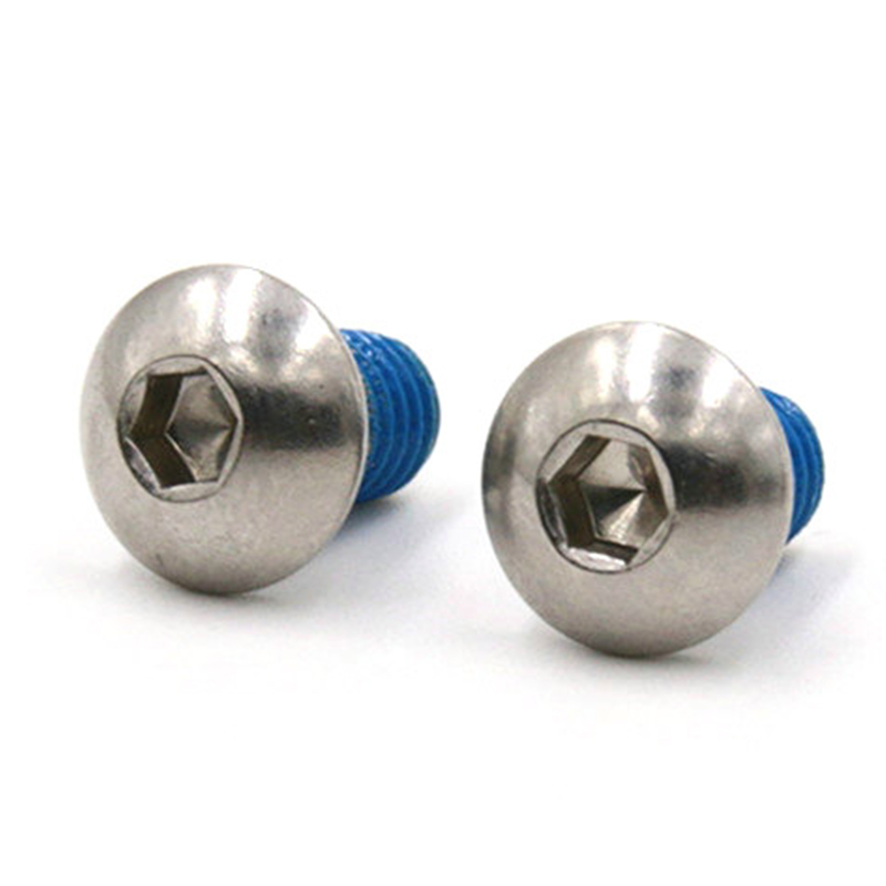 Hexagon nervum button caput Micro cochlea cum Blue Nylon patch Hexagon nervum button caput Micro cochlea cum Blue Nylon patch
