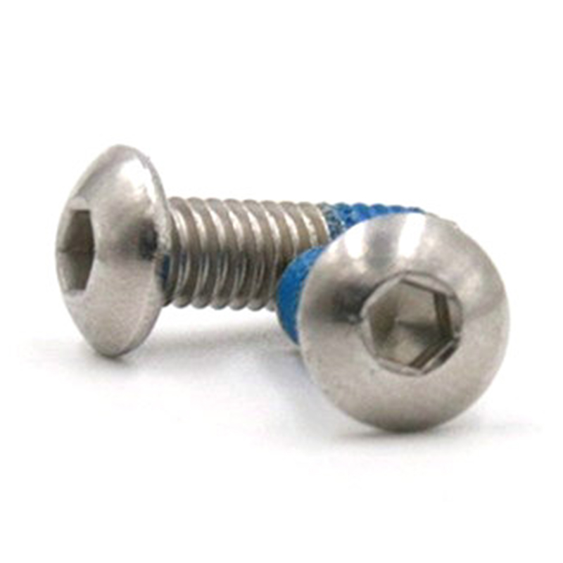 M3X6 button caput nervum parvae Micro cochlea cum Nylon patch M3X6 button caput nervum parvae Micro cochlea cum Nylon patch