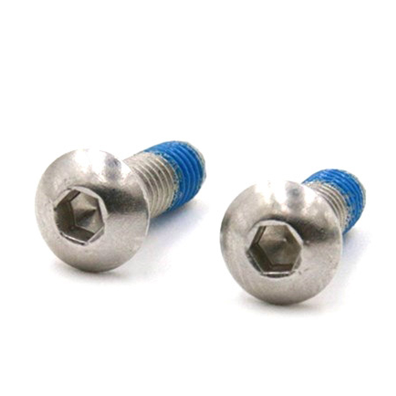M3X6 button caput nervum parvae Micro cochlea cum Nylon patch M3X6 button caput nervum parvae Micro cochlea cum Nylon patch