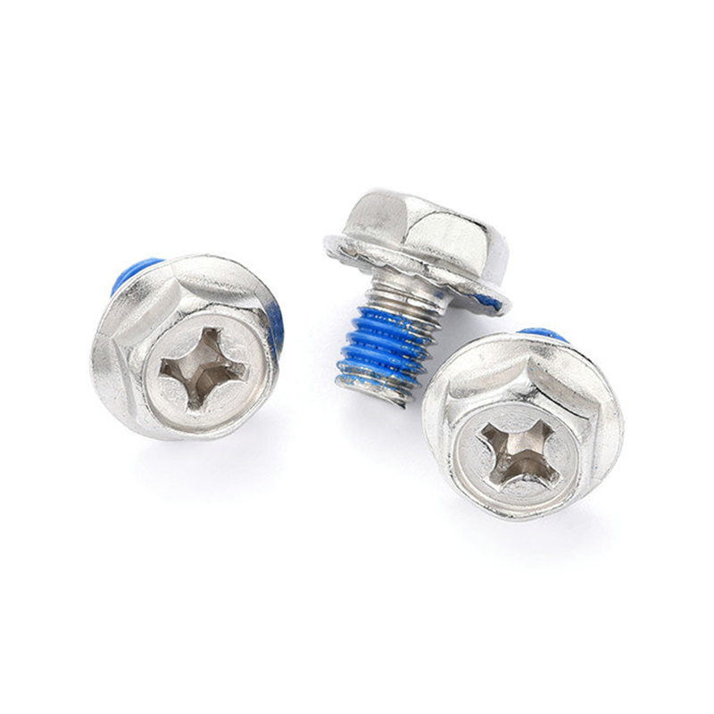 Hex washer head cross parva IMPERVIUS cochleae cum Nylon patch Hex washer head cross parva IMPERVIUS cochleae cum Nylon patch