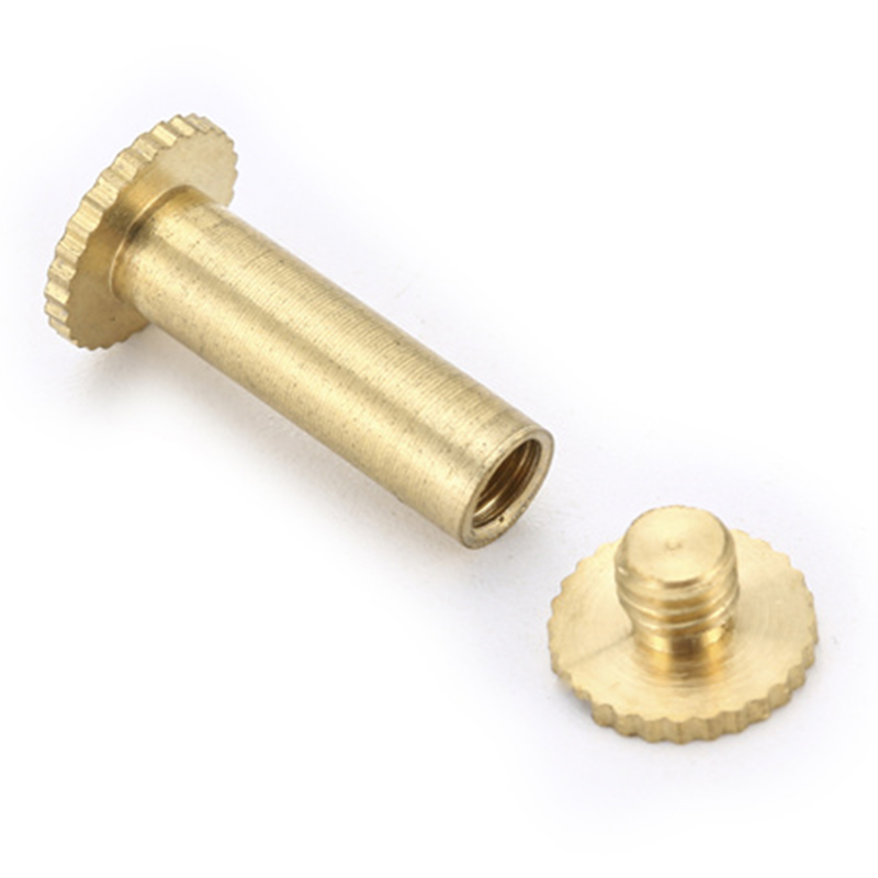 New design 4mm knrled head microform binding screw for menu