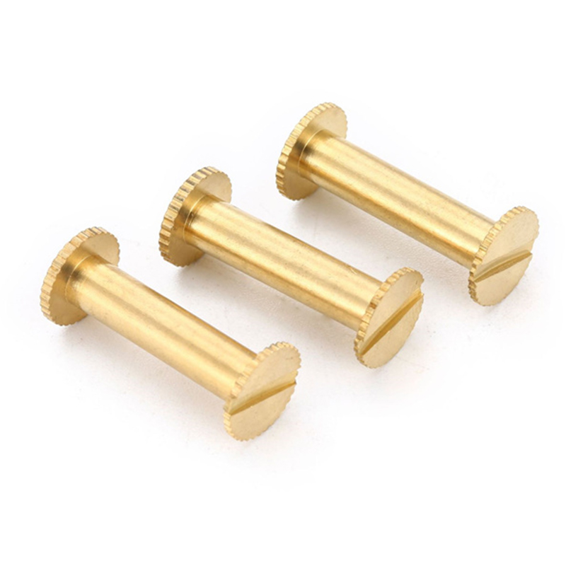 New design 4mm knrled head microform binding screw for menu New design 4mm knrled head microform binding screw for menu