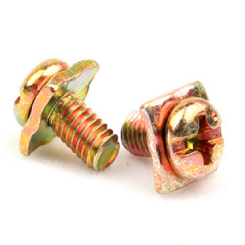 Argentum immaculatum ferro caliginoso crux set cochleae cum quadrato washer Argentum immaculatum ferro caliginoso crux set cochleae cum quadrato washer