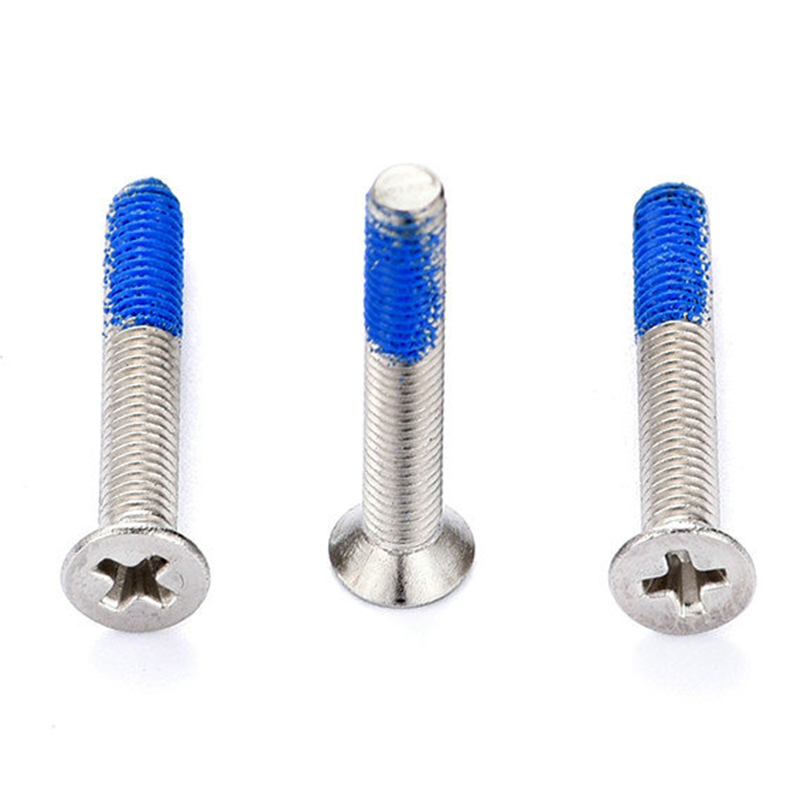 M3 Steel Countersunk Caput PH2 Machina Cochleas cum Nylon patch M3 Steel Countersunk Caput PH2 Machina Cochleas cum Nylon patch