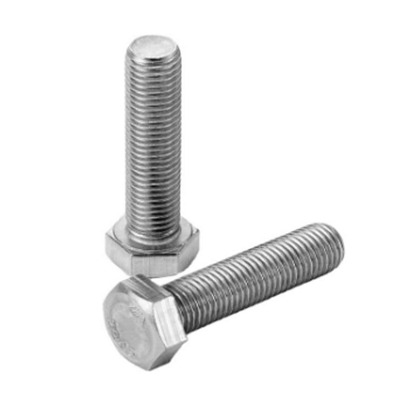 DIN 933 gradus 8,8 chalybeum hex capitis fulmen cum albo zinci