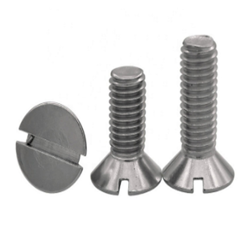Din963 m3 Aliquam ferro countersunk Caput Slotted Machina stupra