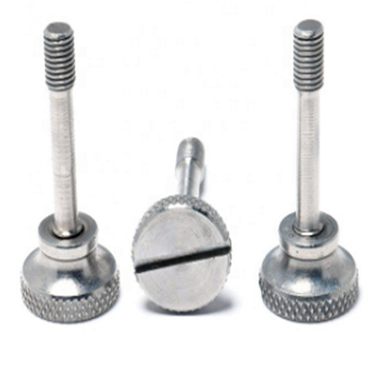 M8 consuetudo immaculata ferro Knurled caput tenue cochleae captivae