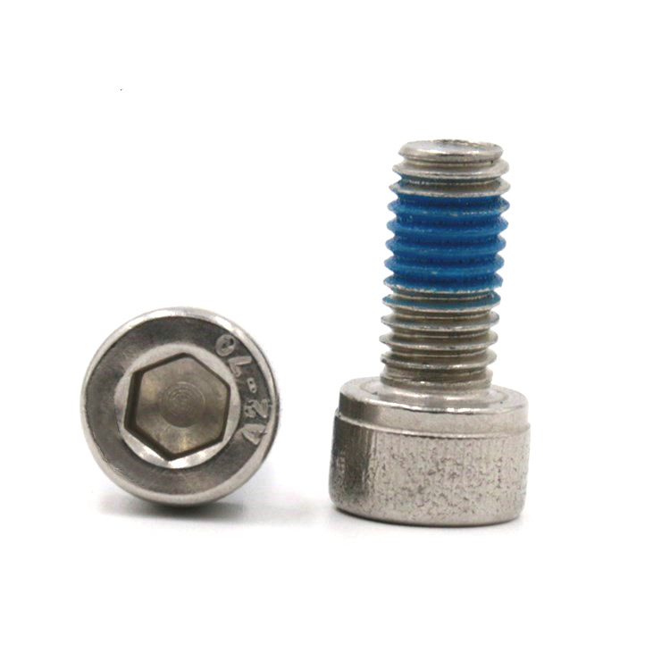Stainless chalybe 304 hex nervum caput cochleae cum nylon patch Stainless chalybe 304 hex nervum caput cochleae cum nylon patch